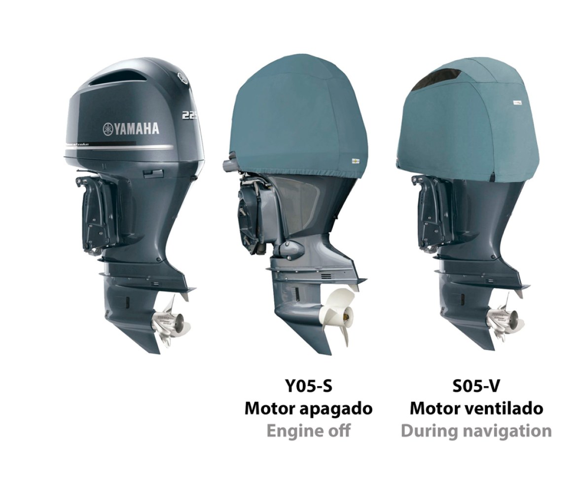 Ocean South Funda Gris Motores Yamaha V6 4T 4.2L