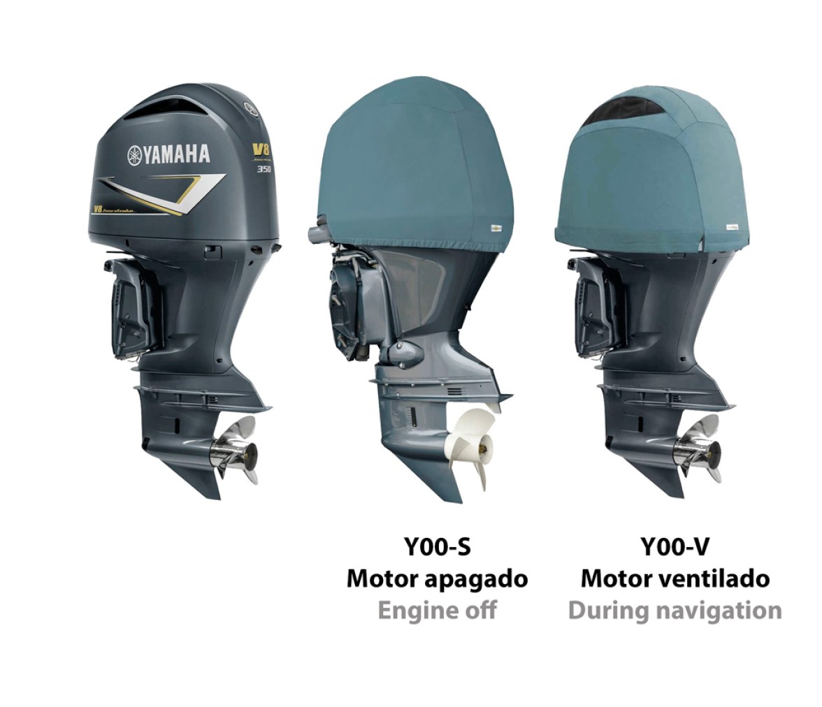Ocean South Funda Gris Motores Yamaha V8 4T 5.3L