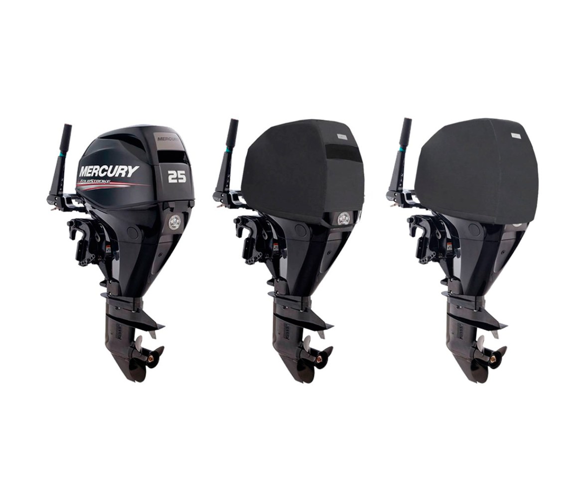Ocean South Funda Negra Motores Mercury 3 Cilindros 4T 526 cc