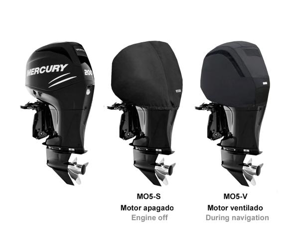Ocean South Funda Negra Motores Mercury 4 Cilindros 1.7L