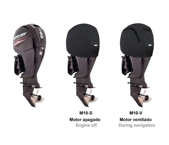 Ocean South Funda Negra Motores Mercury 4 Cilindros 4T 3L