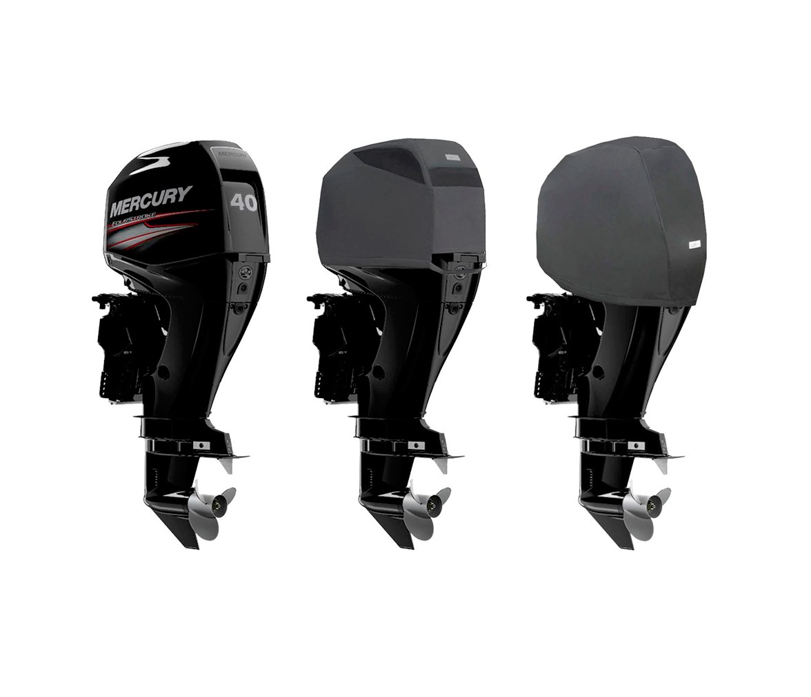 Ocean South Funda Negra Motores Mercury 40CV 3 Cilindros 4T 747 cc