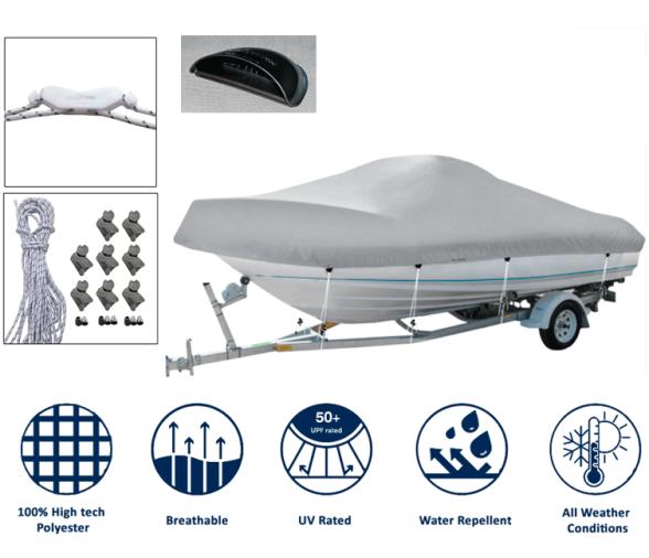 Ocean South Funda para Barco con Cubierta Abierta
