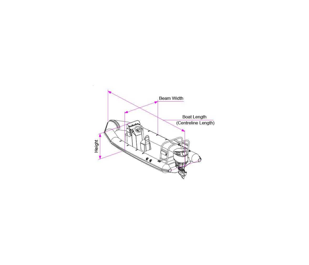 Ocean South Rib Boat cover