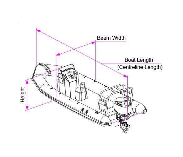 Ocean South Funda para Semirrigida