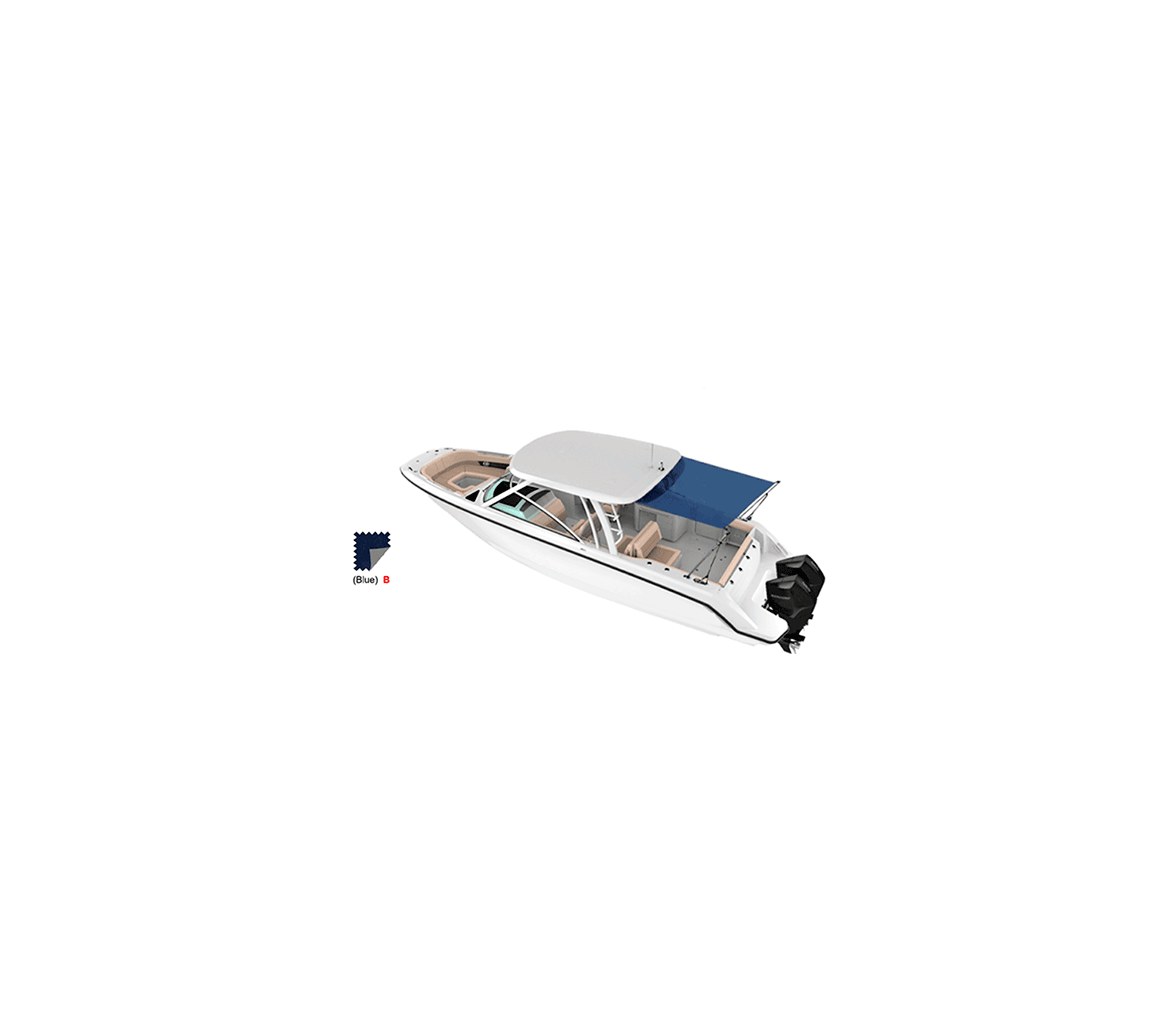 Ocean South Kit de Extensión de Toldo de Popa Azul