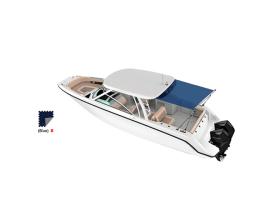 Ocean South Kit de Extensión de Toldo de Popa Azul