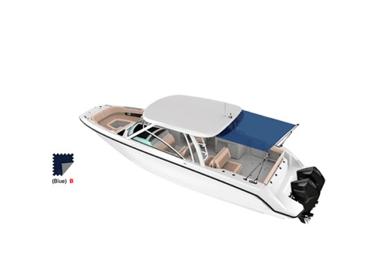 Ocean South Kit de Extensión de Toldo de Popa Azul