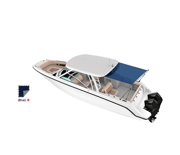 Ocean South Kit de Extensión de Toldo de Popa Azul