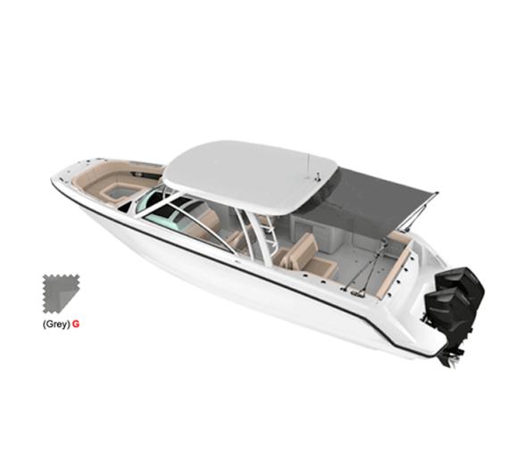 Ocean South Kit de Extensión de Toldo de Popa Gris