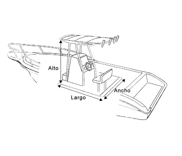 Ocean South T-Top Cubre Consola
