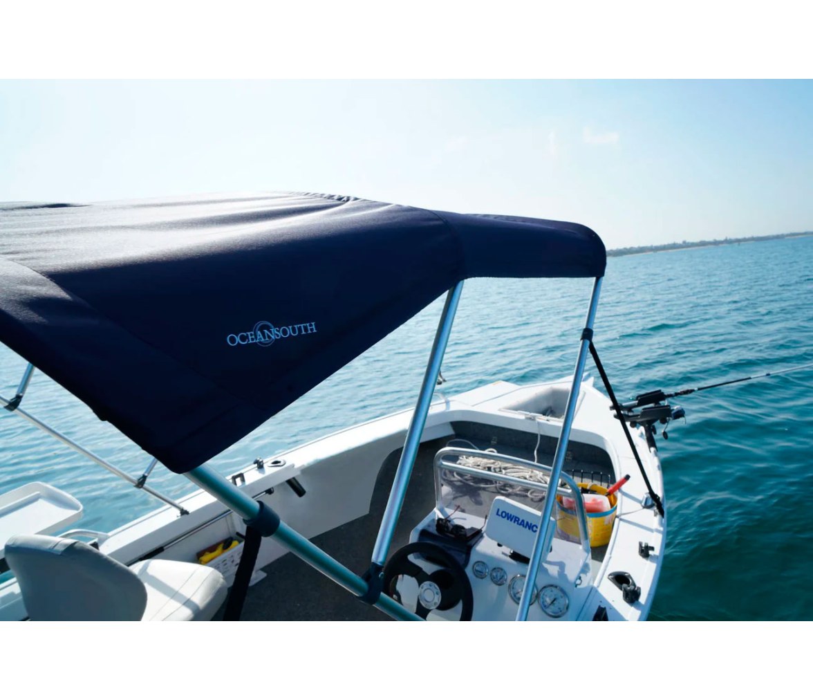 Ocean South Toldo Bimini 3 Arcos Azul Aluminio