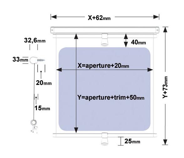 Dometic Oceanair Cortina Enrollable Cabinshade