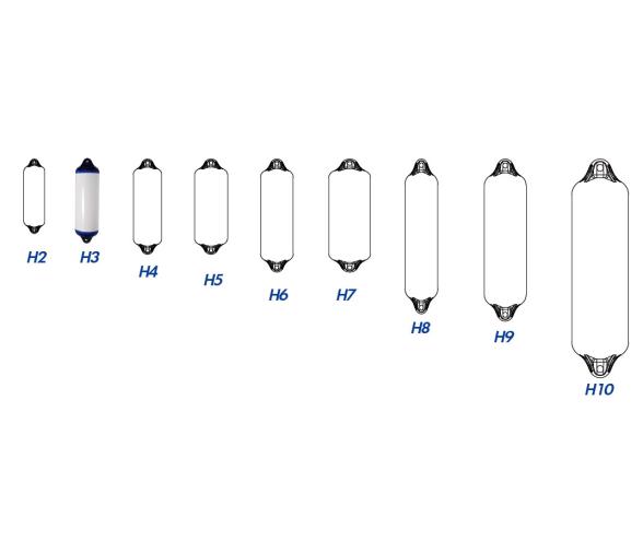 Ocean Defensa Serie H Heavy Duty Azul Oscuro