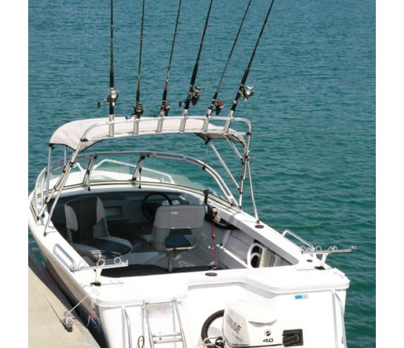 Ocean South Soporte Portacañas para Toldo Bimini