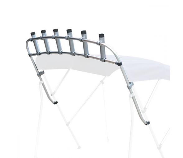 Ocean South Soporte Portacañas para Toldo Bimini