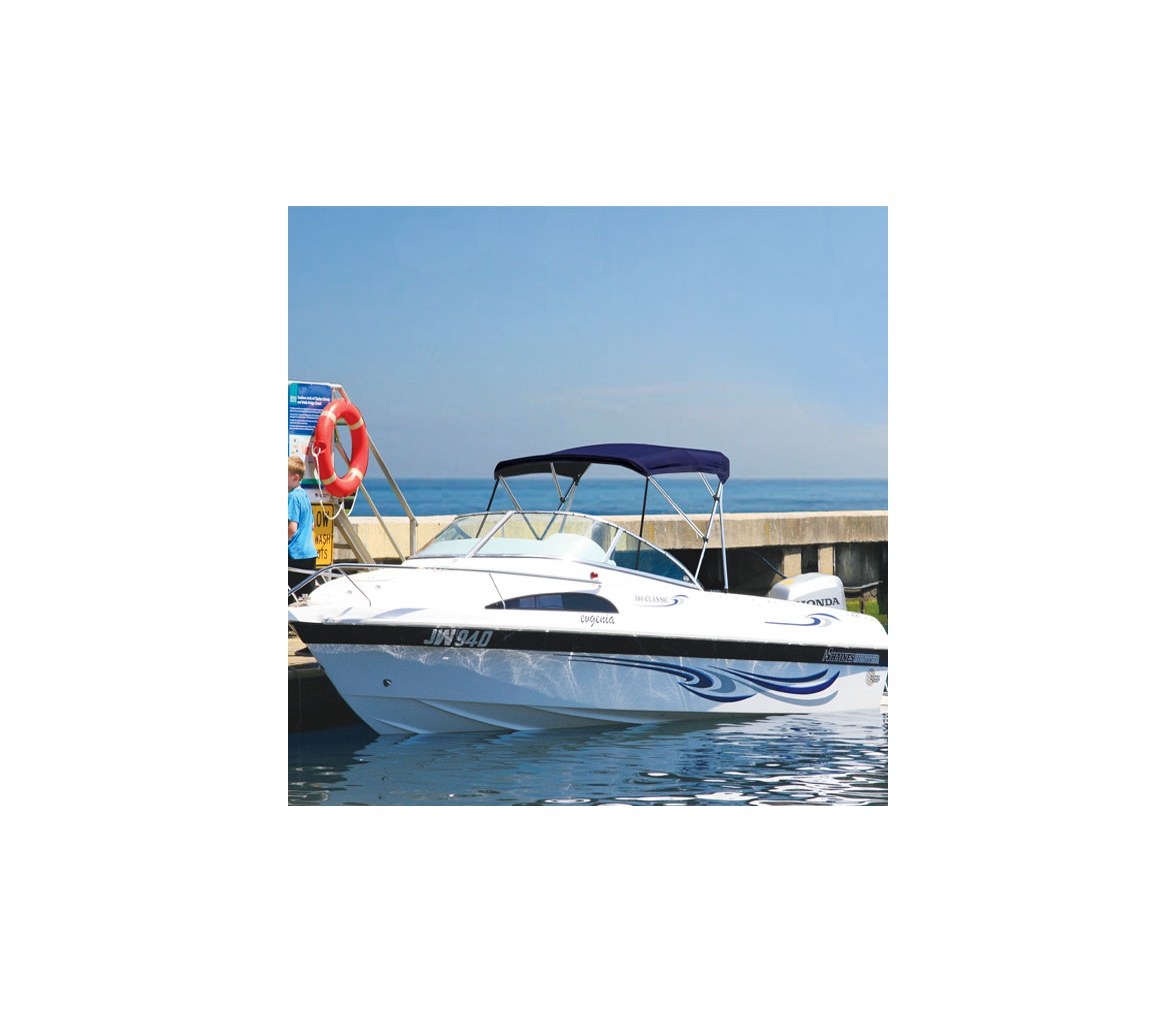 Ocean South Toldo Bimini Whitewater Azul Aluminio