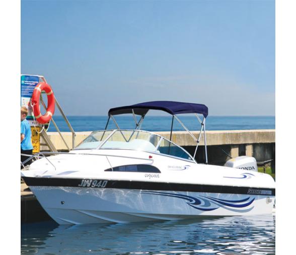 Ocean South Toldo Bimini Whitewater Azul Aluminio