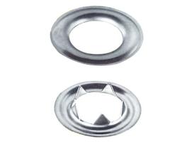 EYELET BRASS BRIGHT NICKEL