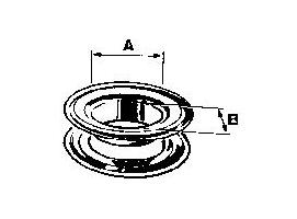 Ojal para Broche Ovalado