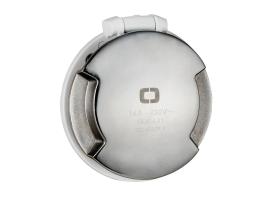 Oscualti Toma de Corriente con Tapa Acero Inoxidable Cruiser 32A