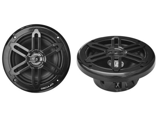 Osculati Dual Cone Speakers Black
