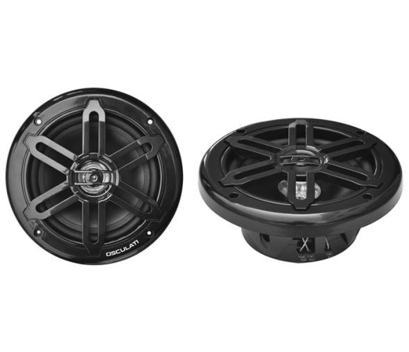 Osculati Altavoces de Doble Cono Negro