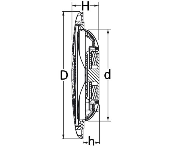 Osculati Altavoces Dual Cone Ultra Slim Blanco