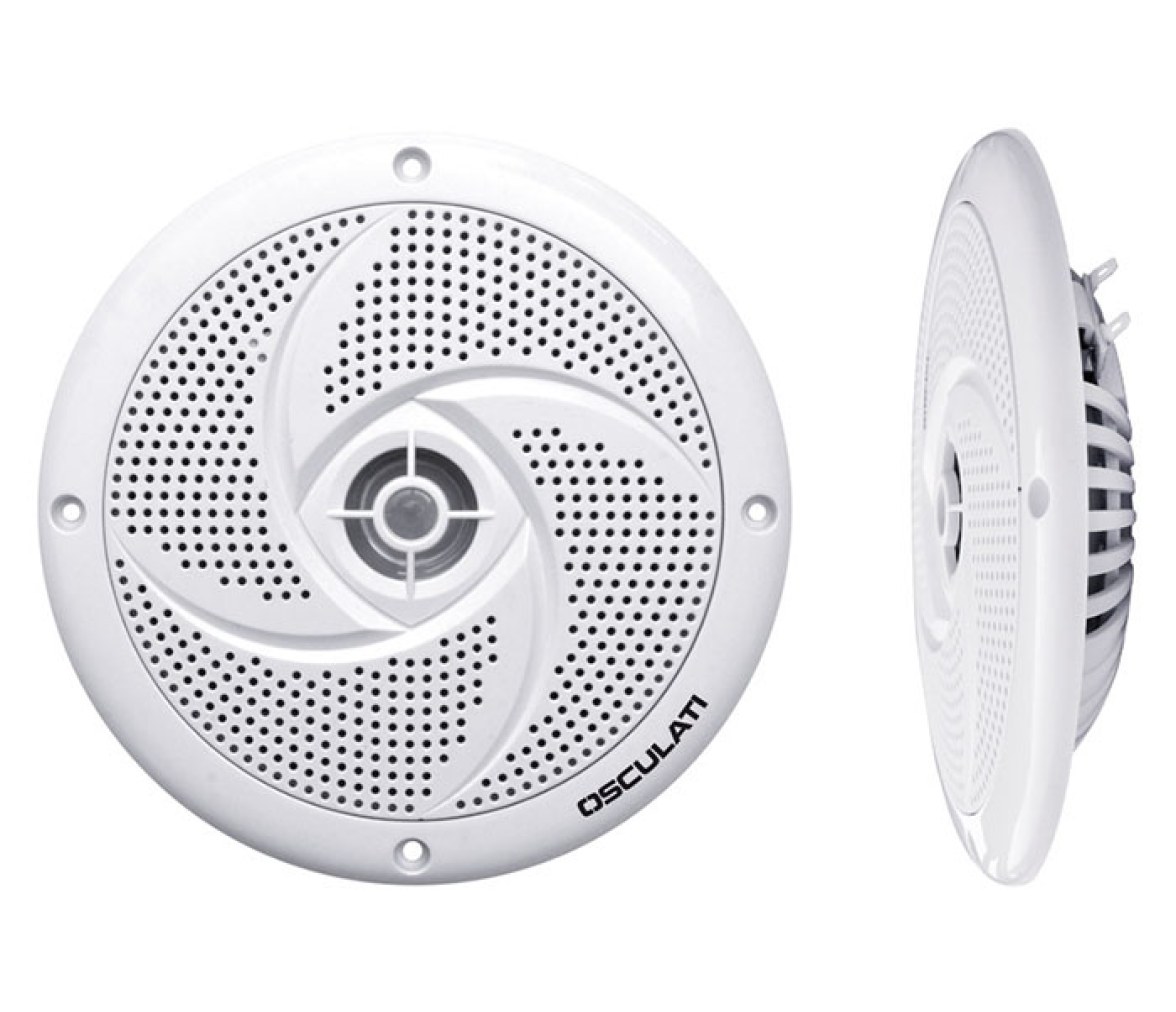 Osculati Altavoces Dual Cone Ultra Slim Blanco