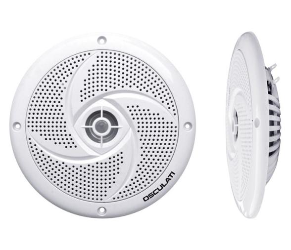 Osculati Altavoces Dual Cone Ultra Slim Blanco