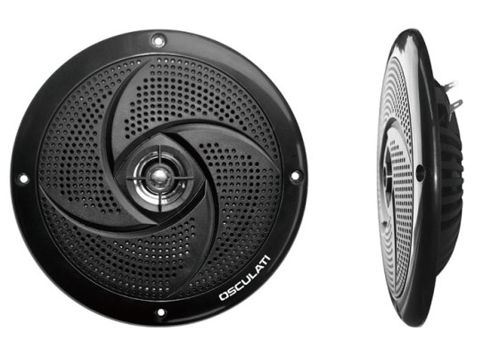 Osculati Altavoces Dual Cone Ultra Slim Negro