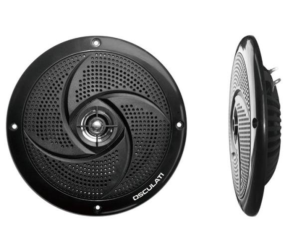 Osculati Altavoces Dual Cone Ultra Slim Negro