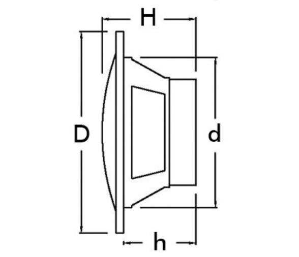 Osculati Altavoz Dual Cone 4 Pulgadas 60 W