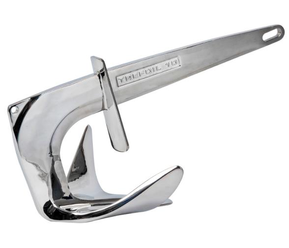 Osculati Ancla Trefoil Acero Inoxidable con Placa Anti-agua