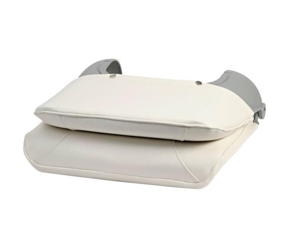 Osculati Asiento Azul y Blanco con Respaldo Abatible y Acolchado Extraíble