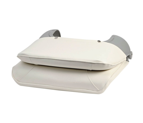 Osculati Asiento Blanco con Respaldo Abatible y Acolchado Extraíble