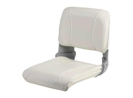 Osculati Asiento Blanco con Respaldo Abatible y Acolchado Extraíble Osculati Asiento Blanco con Respaldo Abatible y Acolchado Extraíble