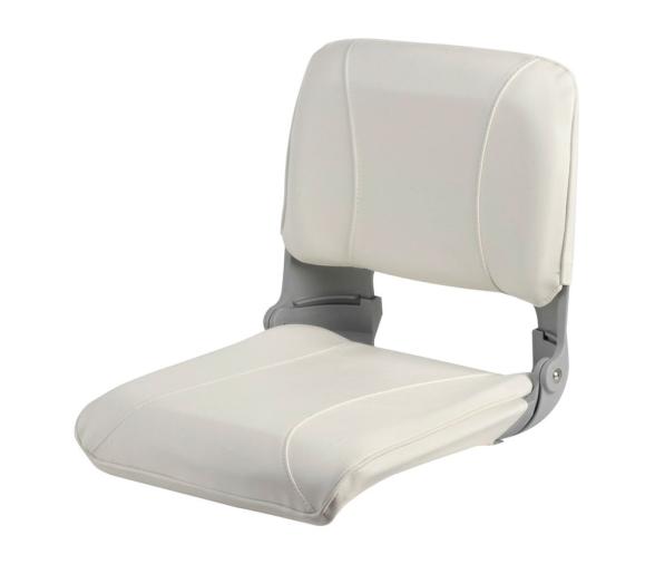 Osculati Asiento Blanco con Respaldo Abatible y Acolchado Extraíble