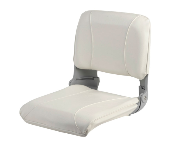 Osculati Asiento Blanco con Respaldo Abatible y Acolchado Extraíble
