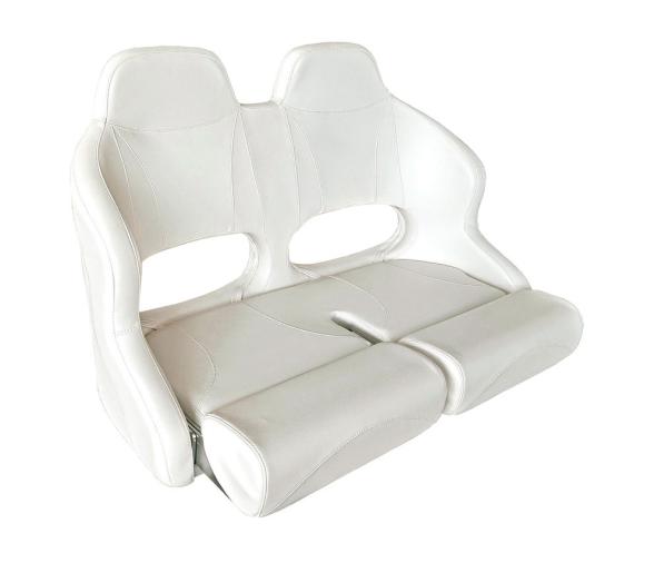 Osculati Asiento Doble Respaldo Abatible H99 Blanco RAL 9010