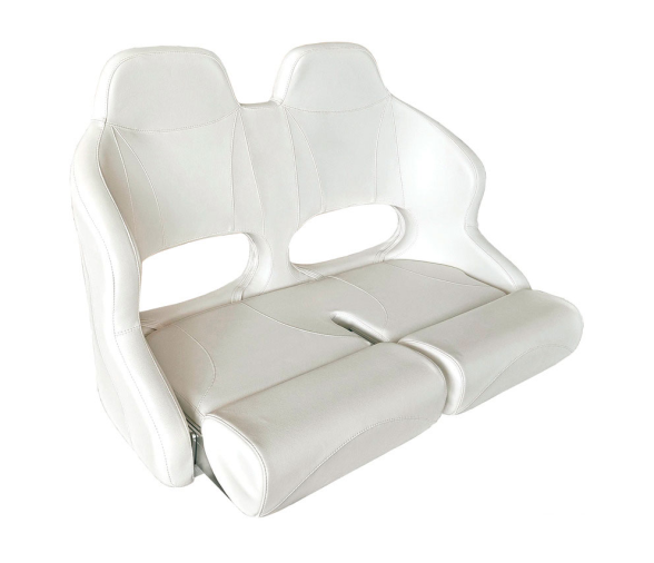 Osculati Asiento Doble Respaldo Abatible H99 Blanco RAL 9010