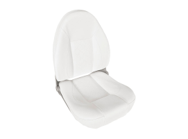 Osculati Asiento Plegable CP48 con Respaldo Alto Abatible Blanco RAL9010