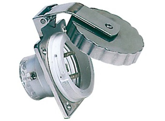 Osculati Circular inox Male Power Inlet