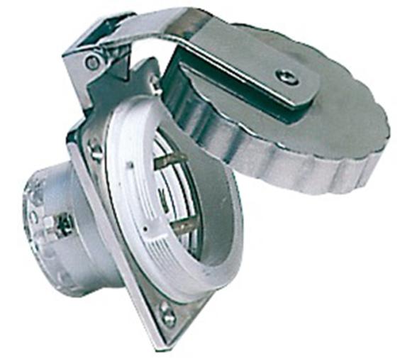 Osculati Base Electrica con Tapa Inox Circular