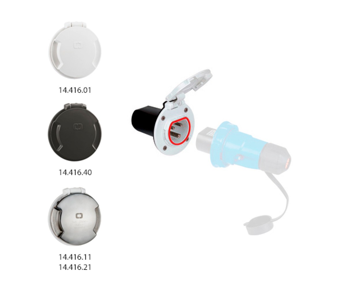 Osculati Base Enchufe Cruiser 16A - 230 V