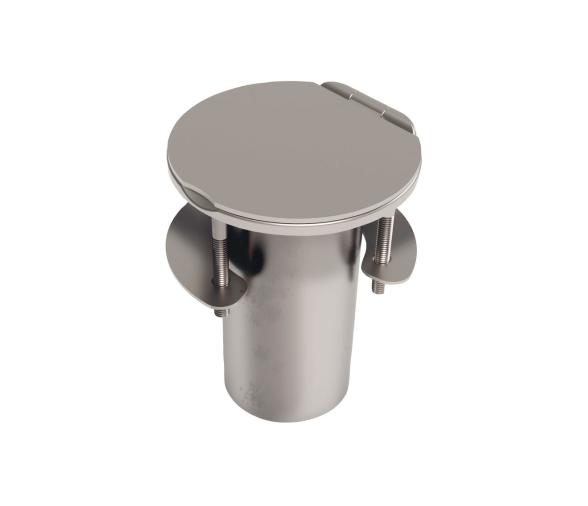 Osculati Base Recta e Inclinada con Tapa para Poste Toldo Bimini