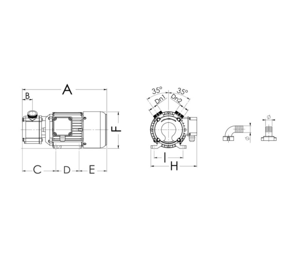 Osculati Bomba de Sentina Autoaspirable Profesional de Bronce