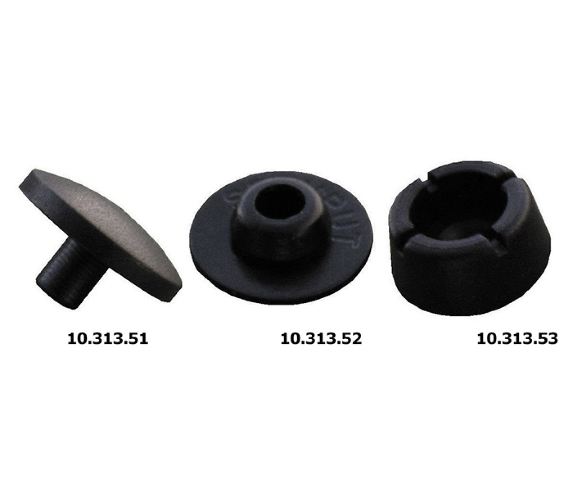 Osculati Broche de Plastico para Tornillo Negro
