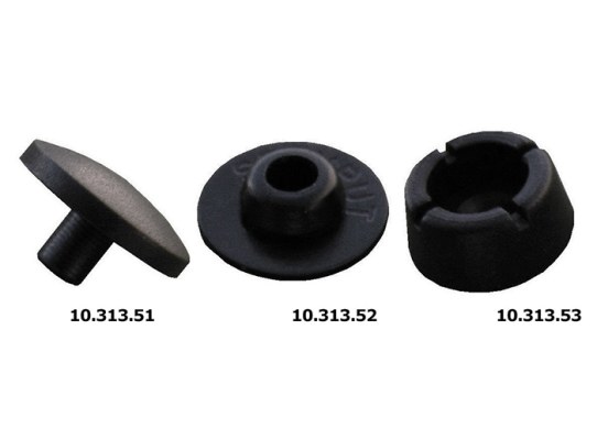 Osculati Broche de Plastico para Tornillo Negro