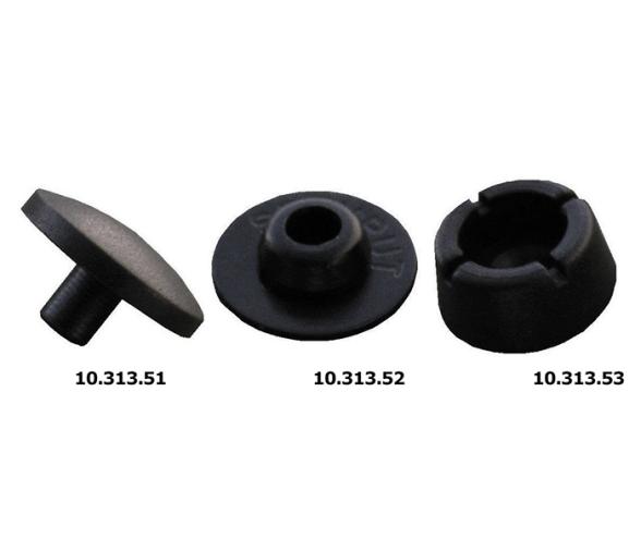 Osculati Broche de Plastico para Tornillo Negro